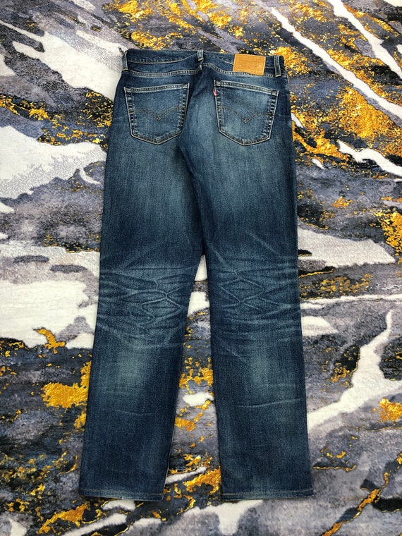 Size 33x30 Vintage 90s Levis 511 Big E Slim Fit Jeans Sun Faded