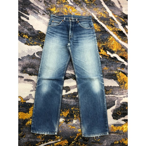 Vintage 90s Levis 607 Orange Tab Sun Faded Blue Jeans W31x30 - Etsy