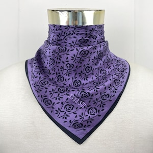 Vintage Anna Sui Handkerchief, Anna Sui Bandana, Anna Sui Pocket Square, Anna Sui Neck Scarf, Anna Sui Scarf, Anna Sui Neckerchief, Headband