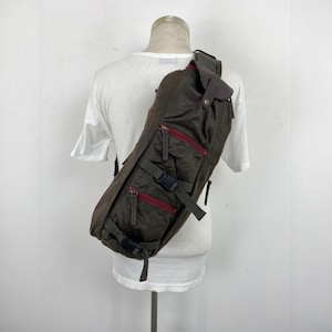 Sac à bandoulière vintage de marque japonaise, sac à bandoulière vintage fabriqué au Japon, sac messager, sac latéral, mini messager pour homme, sac de transport de tous les jours