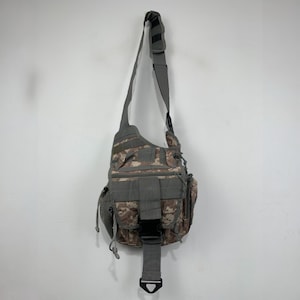 Sac bandoulière militaire camouflage vintage, sac bandoulière style armée vintage, sac messager, sac latéral, mini besace pour homme, sac de transport de tous les jours