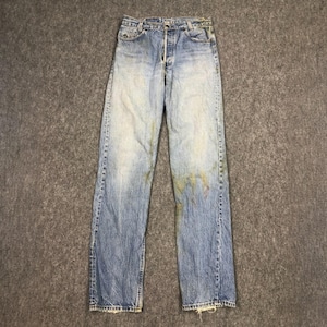 Size 30x34 Vintage Y2K Levis 501 Jeans Blue Faded High Waisted 2000s Levi&#39;s Student Fit Denim Levi&#39;s Light Wash Jeans Levis Made In Usa W30