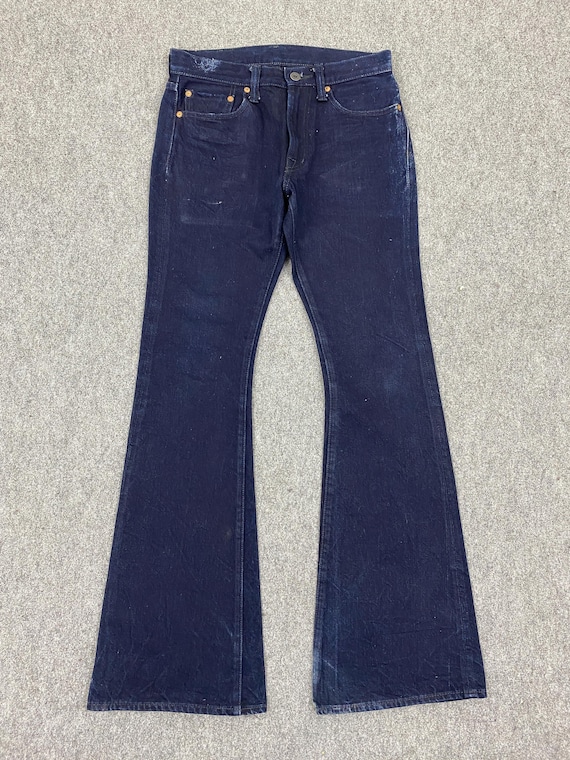 KAPITAL 旧タグ 日本製 フレアパンツ 29 ブラック アーカイブ Y2K