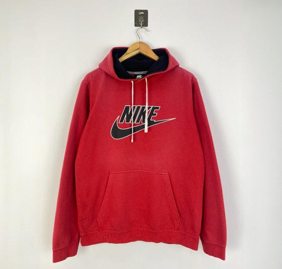 Capuche Pull Nike Vintage Rouge Vintage Nike Sweat à Capuche Rouge