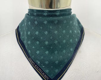 Vintage Chaps Handkerchief, Chaps Bandana, Chaps Pocket Square, Chaps Neck Scarf, Chaps Scarf, Neckerchief, Valentine Days Gift For Him