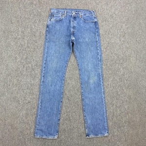 Size 31x35 Vintage Y2K Levis 501 Jeans Blue Denim High Waisted 2000s Classic Levi&#39;s Jeans Levi&#39;s Straight Cut Jeans Levis Mom Jeans W31
