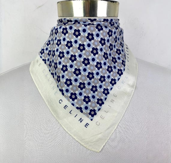 Vintage Celine Handkerchief Celine Paris Bandana Pocket  display picture 1