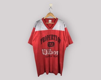 Maillot Baseball Vintage Wilson – Laine, Taille 38, Fabriqué Aux USA (Années 40?)