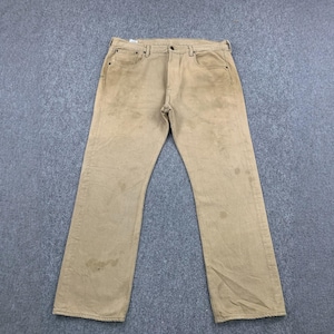 Size 40x32 Vintage Y2K Levis 501 Jeans Brown Color High Waisted 2000s Levis Button Fly Jeans Levi&#39;s Straight Cut Jeans Levis Mom Jeans W40