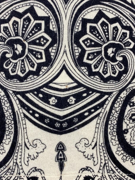 Vintage Codello Lambswool Scarf: Full Print Muffl… - image 6