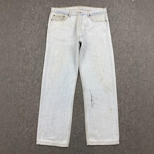 Size 38x29 Vintage 90s Levis 501 Jeans Made in USA High Waisted 1990s Levis Light Washed Jeans Levi&#39;s Straight Cut Jeans Levis Mom Jeans W38