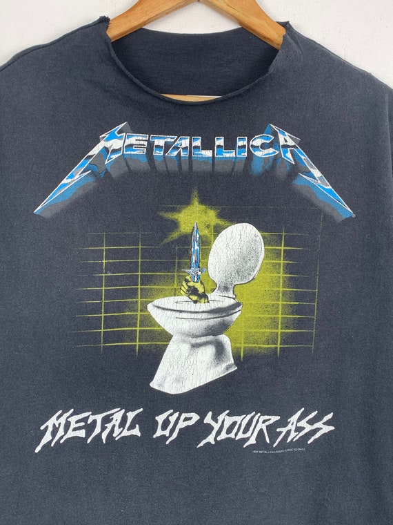 Vintage 90s Metallica Ride The Lightning Metal Up… - image 6