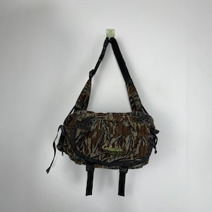 sac à bandoulière Cabela's Camo Forest vintage, sac à bandoulière Cabela's vintage, sac messager, sac latéral, mini messager pour homme, sac de transport de tous les jours