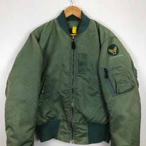 70s〜80s USAF ma-1 flight jacket USA製 VINTAGE USAF US AIR FORCE FLIGHT JACKET MA-1 MA1 1960S