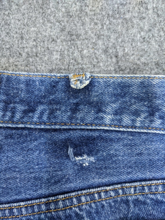 Size 40X29 Vintage Y2K Levis 501 Jeans Faded Blue… - image 7