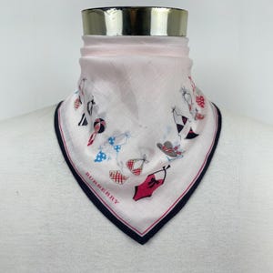Vintage Burberry Handkerchief Burberrys Bandana Pocket Squares Neckerchief Headband Luxury Women Accessories Scarf Winter Gift for Him