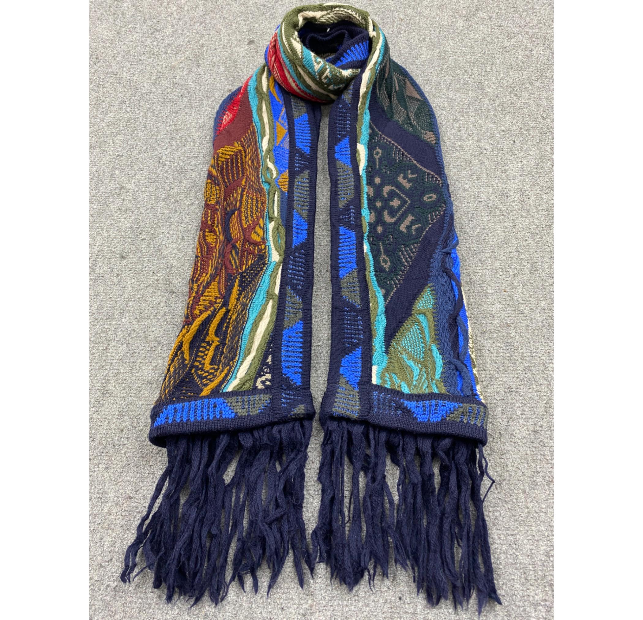 Vintage Coogi Australia Scarf Muffler Coogi Made in Australia
