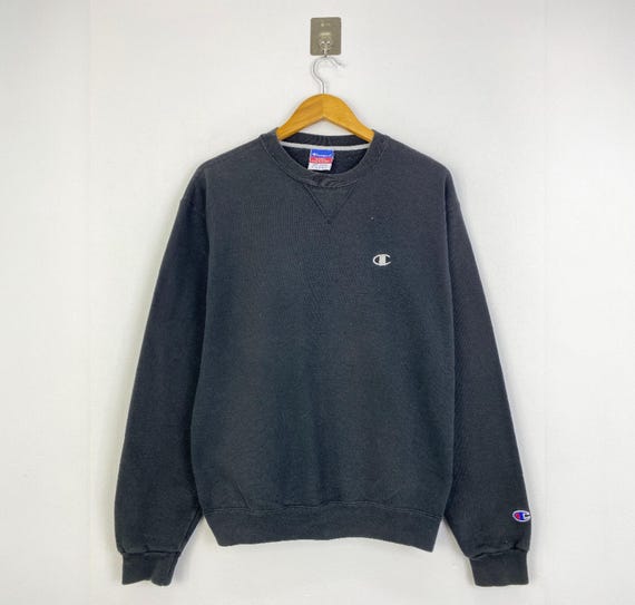 Vintage Champion Navy Blue Crewneck Sweatshirt Size Medium