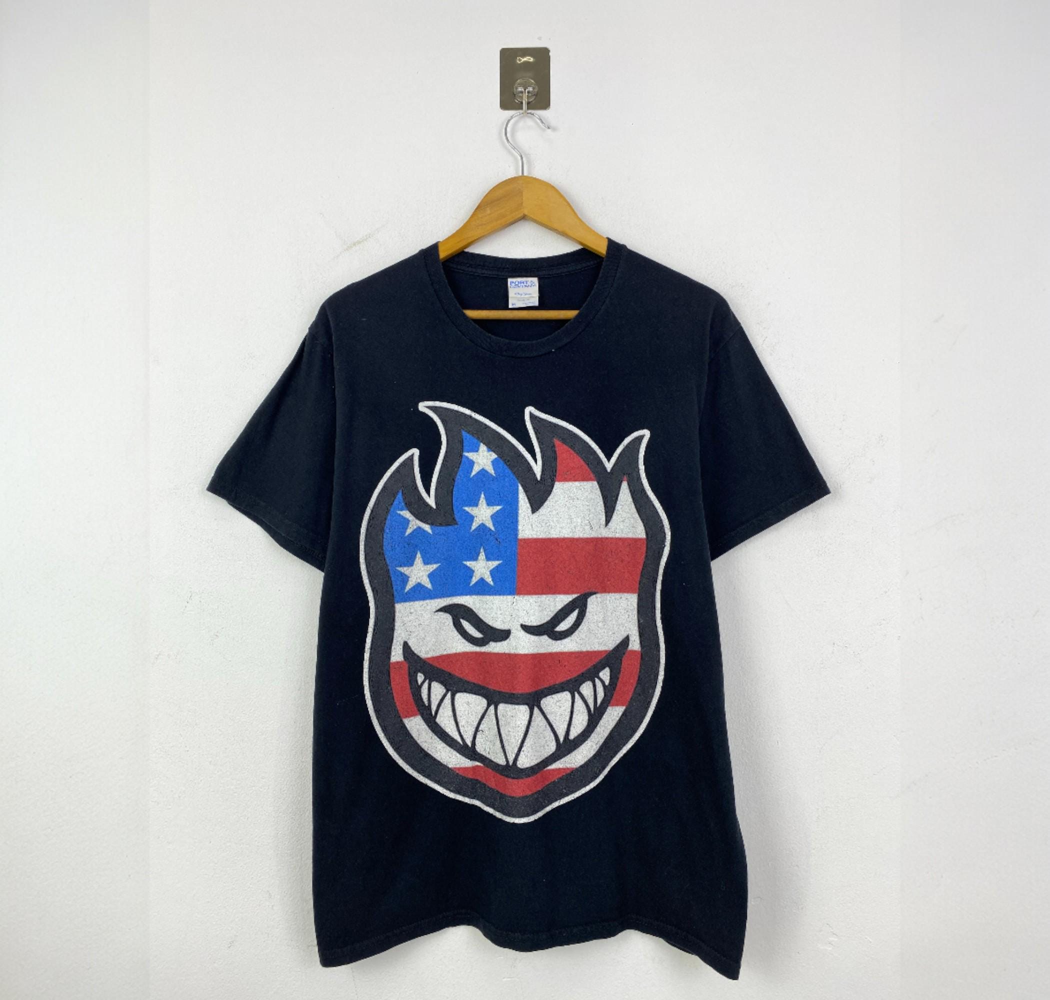 ヴィンテージ スピットファイア ホイール スケートボード Tシャツ 