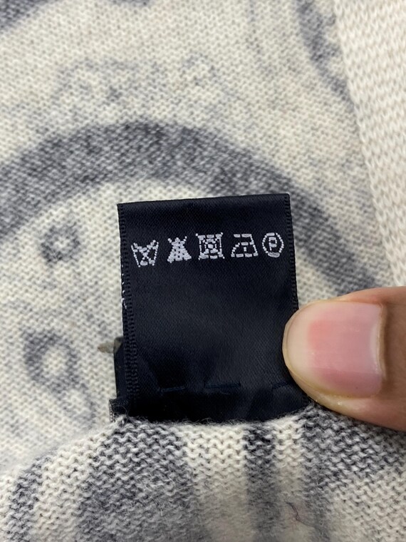 Vintage Codello Lambswool Scarf: Full Print Muffl… - image 9