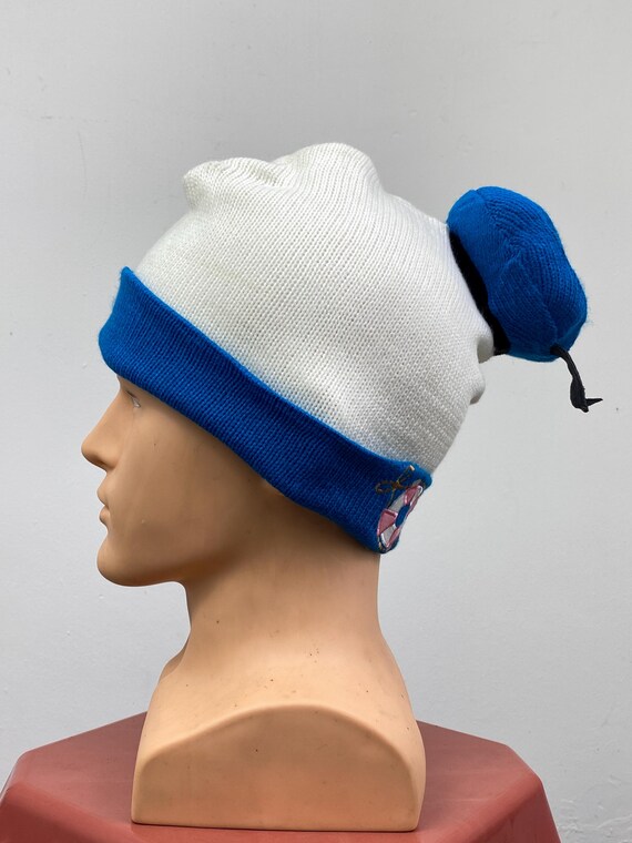 Vintage Tokyo Disney Resort Donald Duck Sailor Beanie Hat 