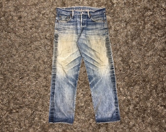 Taille 35 x 30 vintage des années 90 Levis 501 Jeans bleu délavé taille haute des années 1990 Levi's Rusty Denim Jeans Levi's Made In USA Lightwash Jeans W35