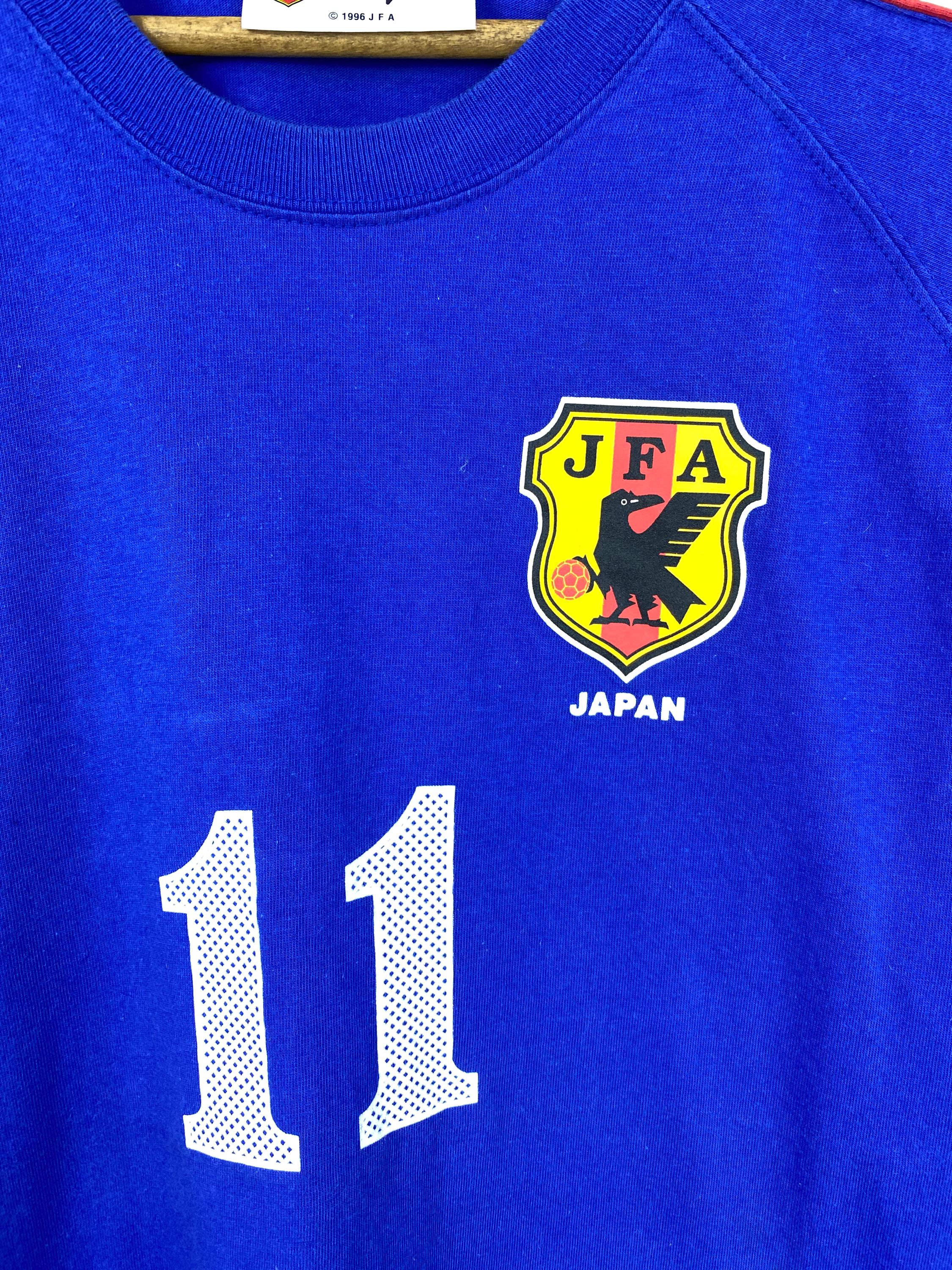 Rare Vintage Japan JFA National Football Team Soccer Jersey 11