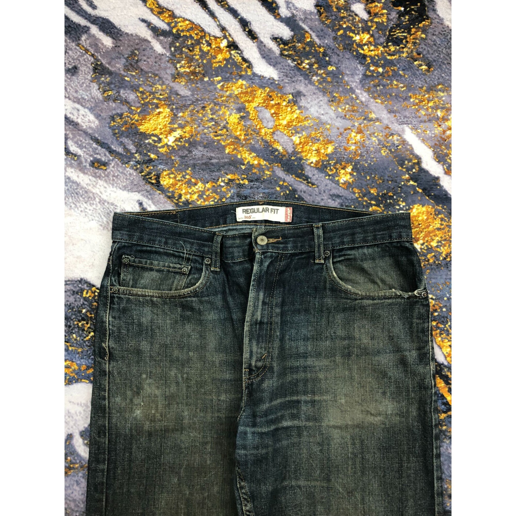 Vintage Levis 505 Sun Faded Blue Jeans W38x33 - Etsy