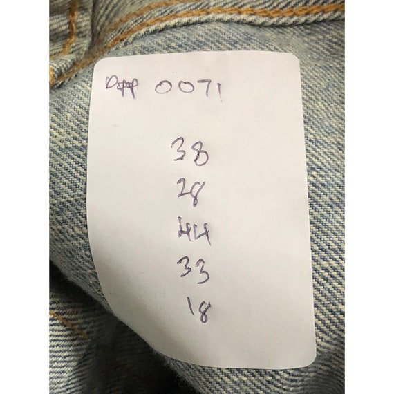 Size 38x28 Vintage 90s Levis 501 High Waisted Jeans Stonewash