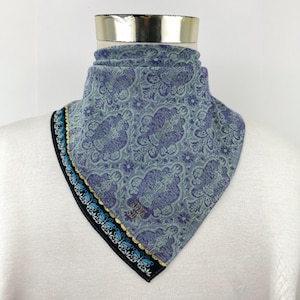 Vintage Anna Sui Handkerchief, Anna Sui Bandana, Anna Sui Pocket Square, Anna Sui Neck Scarf, Anna Sui Scarf, Anna Sui Neckerchief, Headband