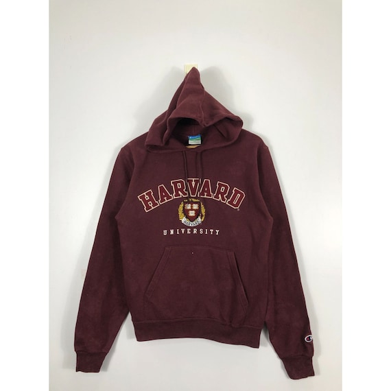Vintage Champion Harvard University Pullover Hoodie Etsy