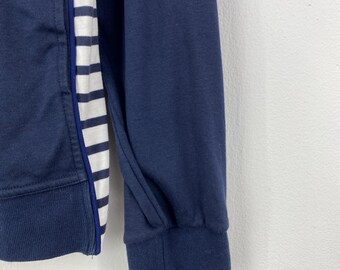 Vintage JC De CASTELBAJAC Half Zipper Sweatshirt Navy Blue