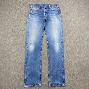 Size 35x36 Vintage Y2K Levis 501 Jeans Faded Blue High Waisted 2000s Levis Buttonfly Jeans Levis Straight Cut Jeans Levis Mom Jeans W35