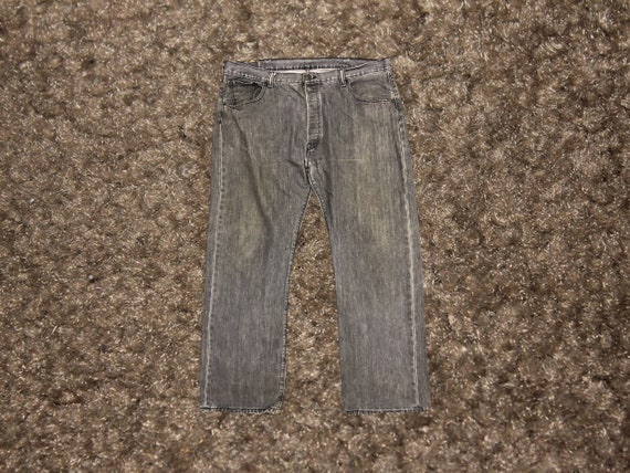 Size 40X29 Vintage y2k Levis 501 Jeans Oversized … - image 1