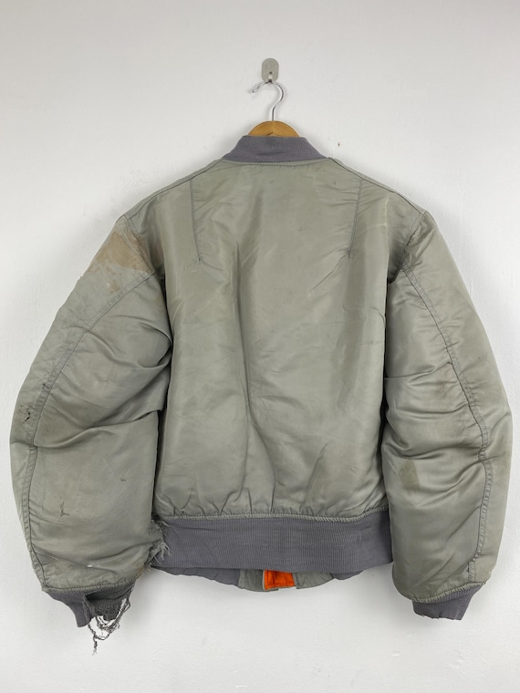 90s Vintage Alpha Industries MA-1 Bomber Jacket – Thrashed