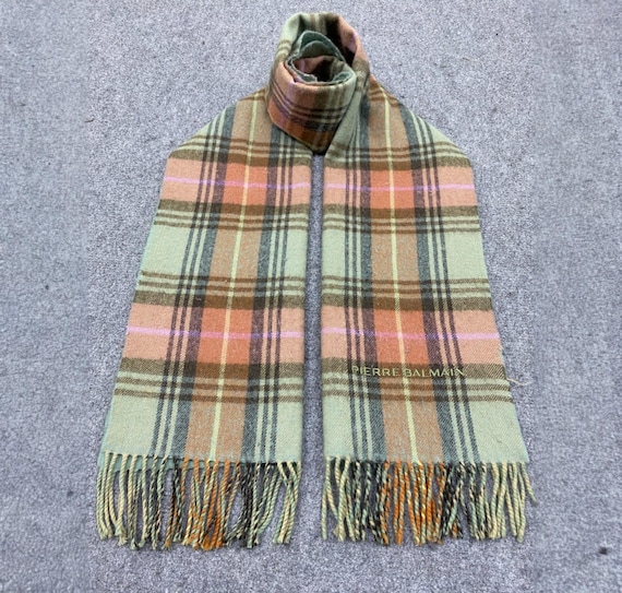 Vintage Pierre Balmain Scarf Vintage Pierre Balmain Scarves Wool