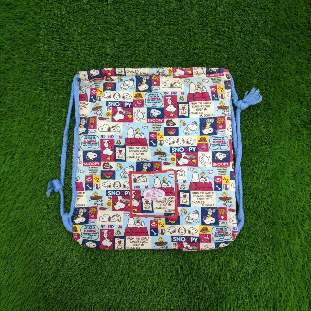 Sac Fourre-tout Femme Vintage Snoopy - Toile Rétro Anime Léger