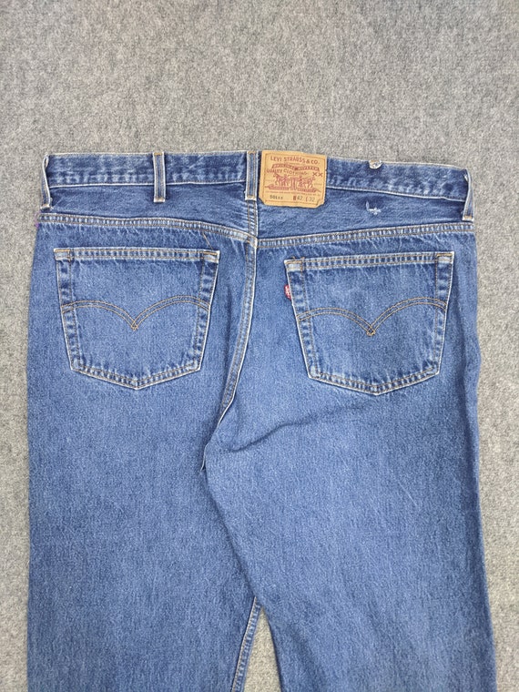 Size 40X29 Vintage Y2K Levis 501 Jeans Faded Blue… - image 4