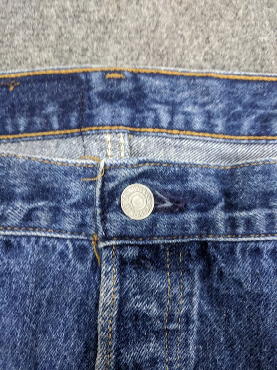 Size 40X29 Vintage Y2K Levis 501 Jeans Faded Blue… - image 9