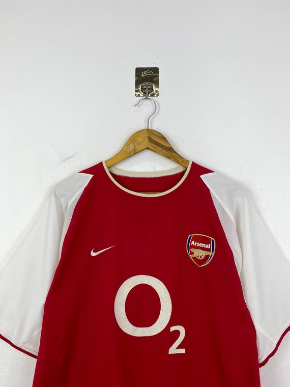 Vintage 2002-2004 Nike Arsenal O2 Home Shirt / Classic Invincibles