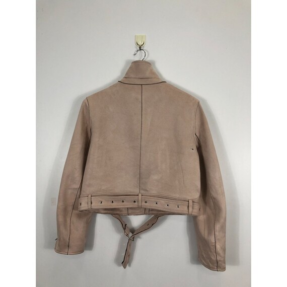 Vintage Zara Basic Full Leather Jacket - Gem