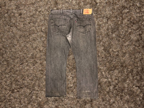 Size 40X29 Vintage y2k Levis 501 Jeans Oversized … - image 2