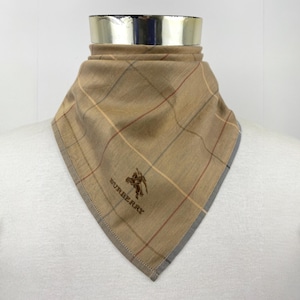 Vintage Burberry Handkerchief Burberrys Bandana Pocket Squares Neckerchief Headband Luxury Women Accessories Scarf Winter Gift for Him