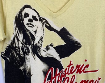 y2k❤️ 00s HYSTERIC GLAMOUR スカル ダメージ加工 tee Y2K Old 