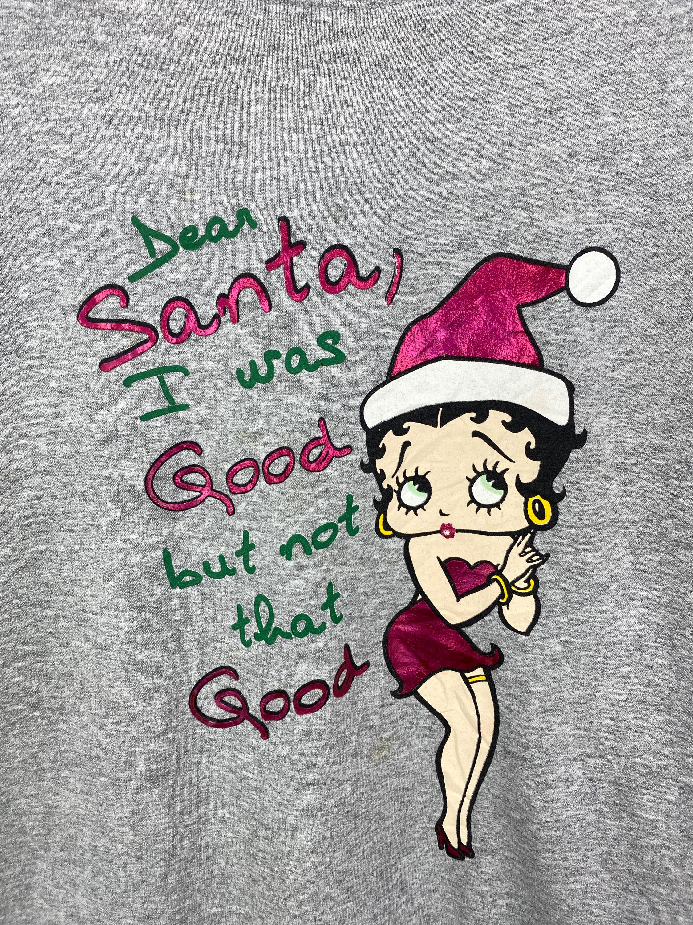 T-shirt « betty boop sweat, Betty Boop Noël, Noël Betty Boop, dessin