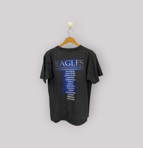 Vintage Y2K Eagles Farewell I Tour 2004 Band Tee Size Small