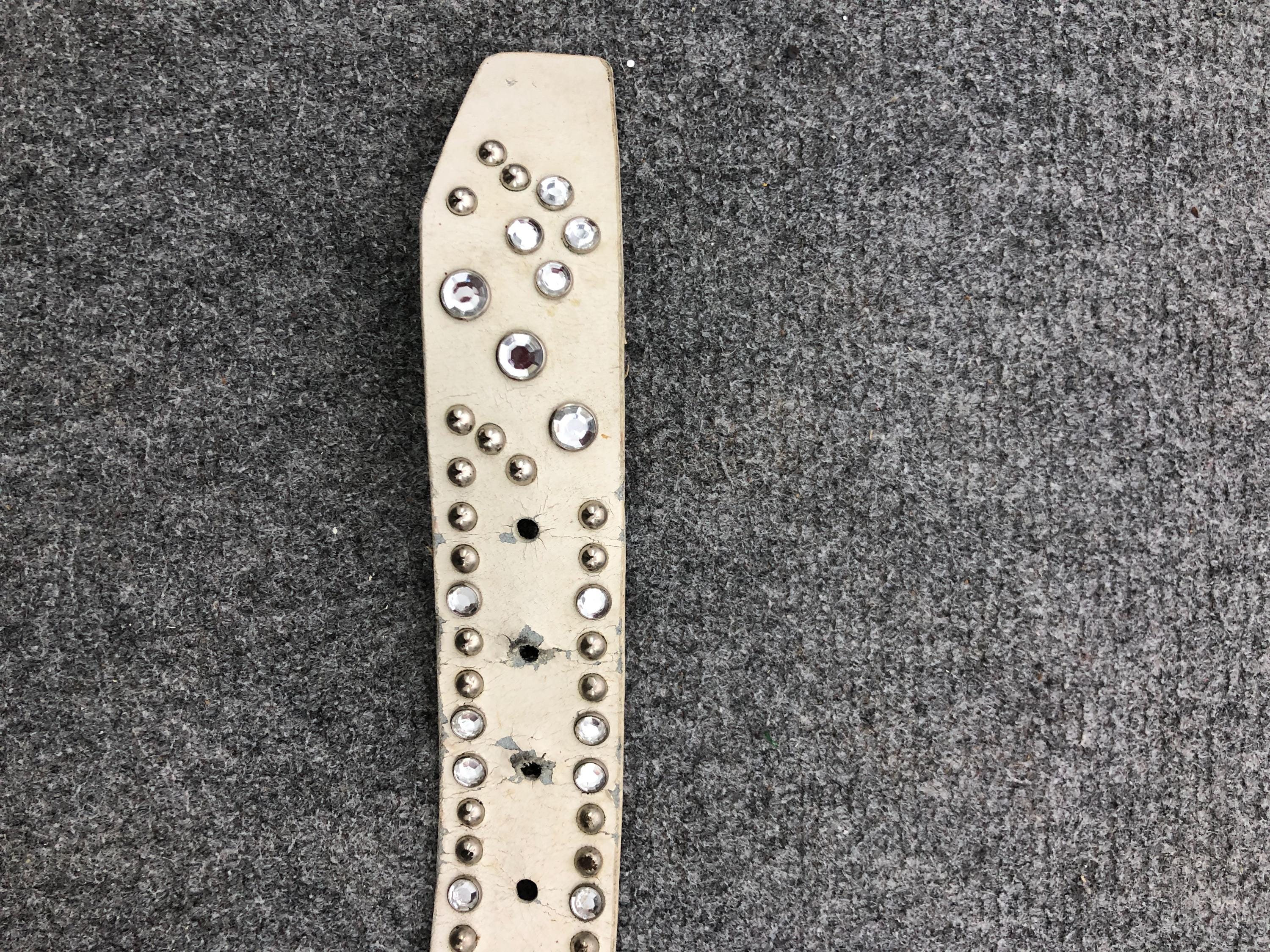 Studded Vintage Style Japanese Brand Punk Leather Belt, Buckle