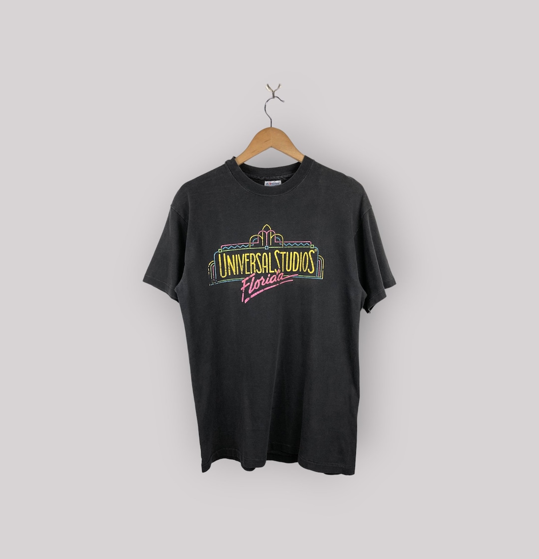 Vintage 90s Universal Studios Florida Central Logo Tee