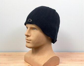 Oakley Software Men's Vintage 90s' Y2k Beanie Hat Rare Logo One