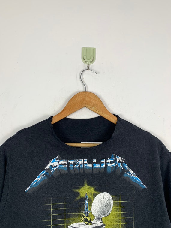 Vintage 90s Metallica Ride The Lightning Metal Up… - image 4